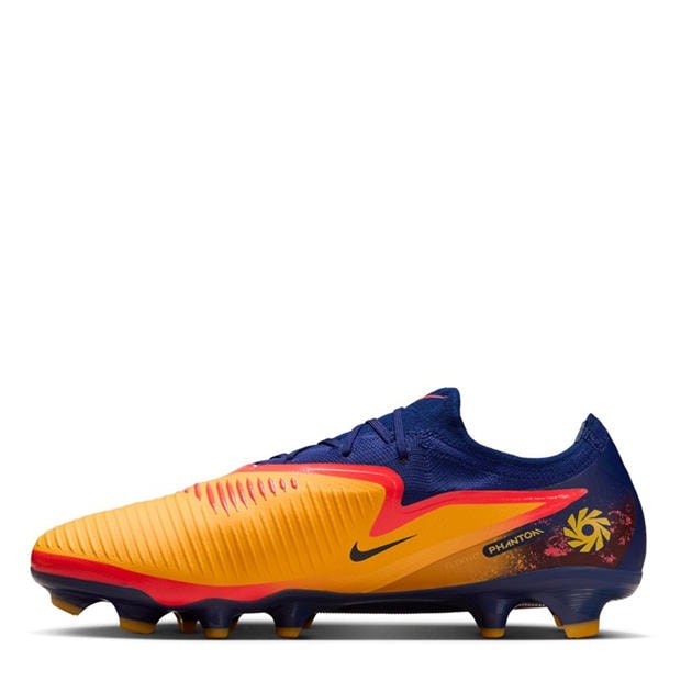 Оранжево/Волт - Nike - Phantom 6 Low Pro Adults Firm Ground Football Boots