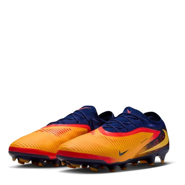 Оранжево/Волт - Nike - Phantom 6 Low Pro Adults Firm Ground Football Boots