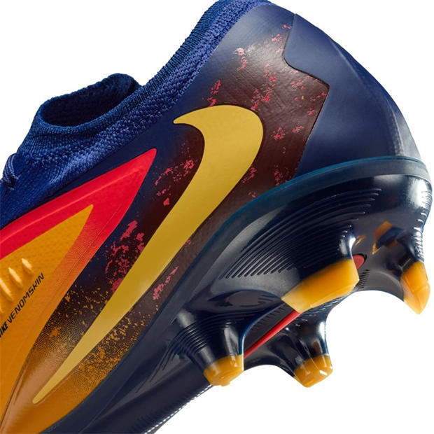 Оранжево/Волт - Nike - Phantom 6 Low Pro Adults Firm Ground Football Boots