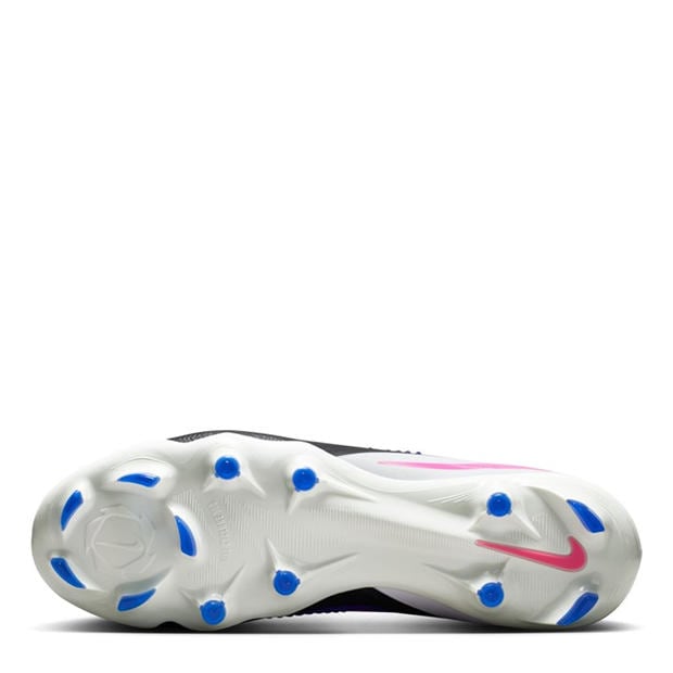 Blue/Wht/Pink - Nike - Phantom 6 Low Pro Adults Firm Ground Football Boots