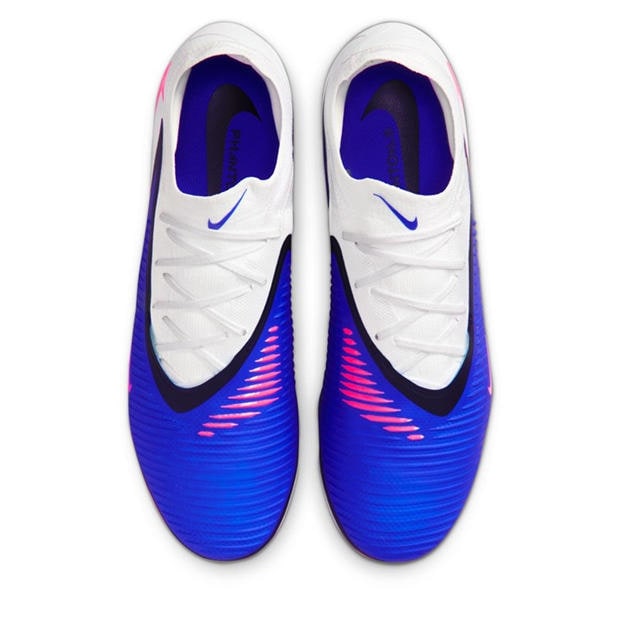 Blue/Wht/Pink - Nike - Phantom 6 Low Pro Adults Firm Ground Football Boots