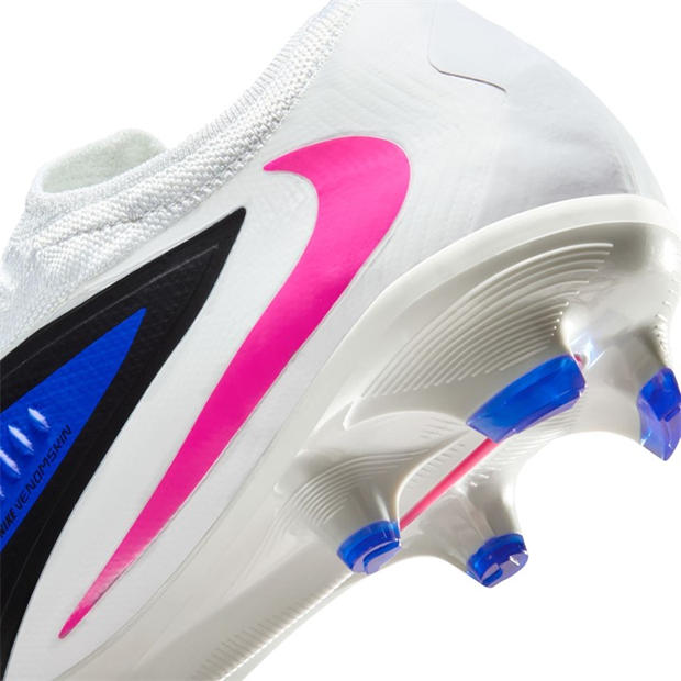 Blue/Wht/Pink - Nike - Phantom 6 Low Pro Adults Firm Ground Football Boots