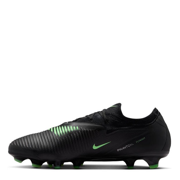 Black/Green - Nike - Phantom 6 Low Pro Adults Firm Ground Football Boots