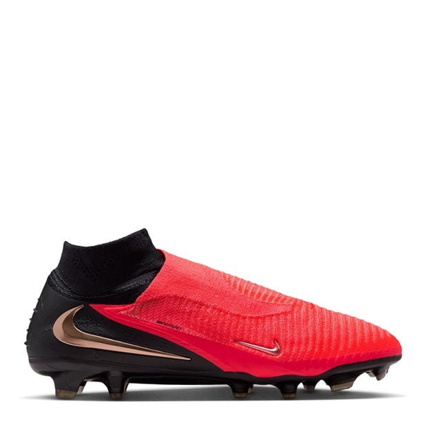 Red/Black - Nike - Phantom High 6 Elite Adults Firm Ground Football Boots