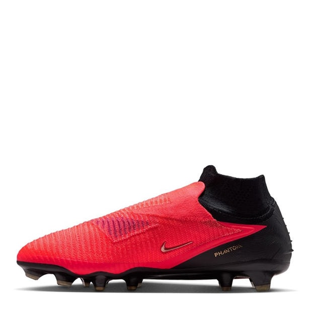Red/Black - Nike - Phantom High 6 Elite Adults Firm Ground Football Boots