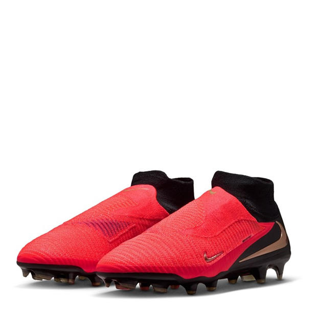 Red/Black - Nike - Phantom High 6 Elite Adults Firm Ground Football Boots