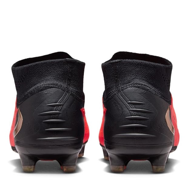 Red/Black - Nike - Phantom High 6 Elite Adults Firm Ground Football Boots