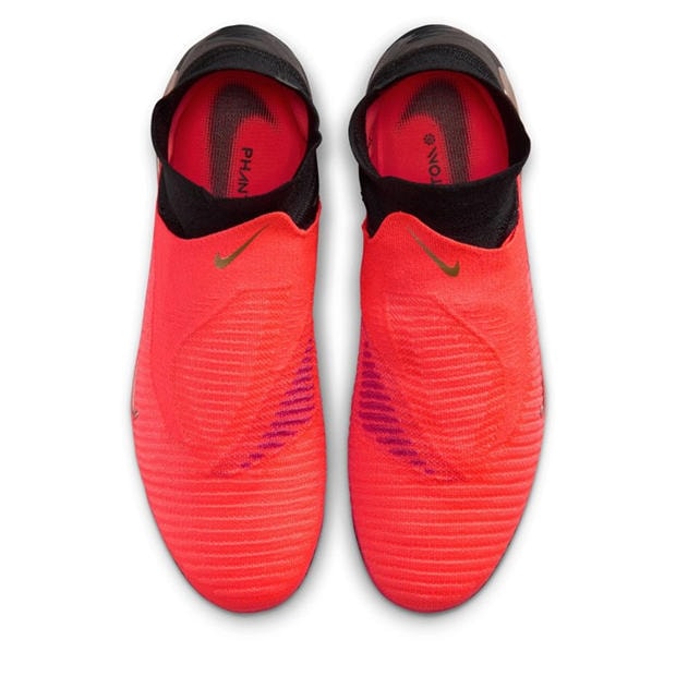 Red/Black - Nike - Phantom High 6 Elite Adults Firm Ground Football Boots
