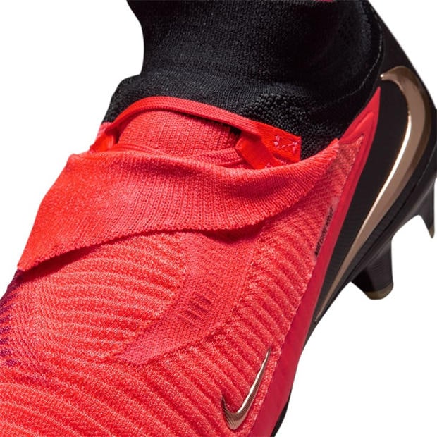 Red/Black - Nike - Phantom High 6 Elite Adults Firm Ground Football Boots
