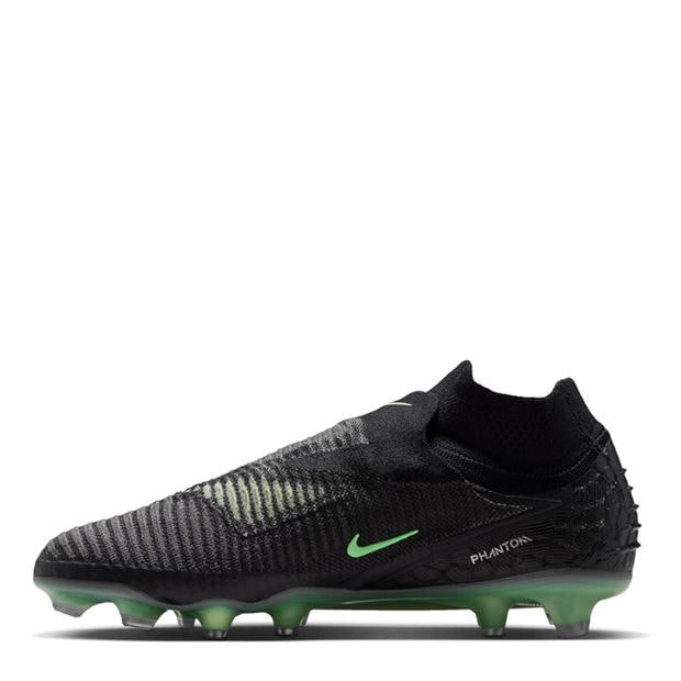 Black/Green - Nike - Phantom High 6 Elite Adults Firm Ground Football Boots