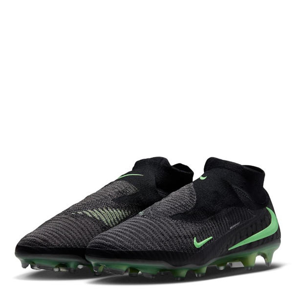 Black/Green - Nike - Phantom High 6 Elite Adults Firm Ground Football Boots