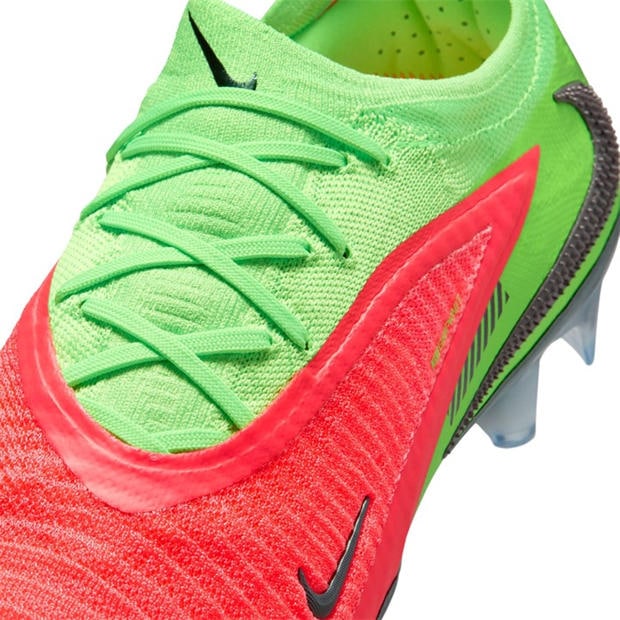 Pink/Green Strk - Nike - Phantom 6 Low Elite Adults Firm Ground Football Boots