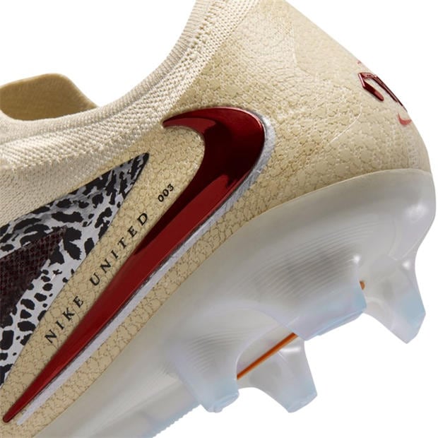 Burgundy/Print - Nike - Phantom 6 Low Elite Adults Firm Ground Football Boots