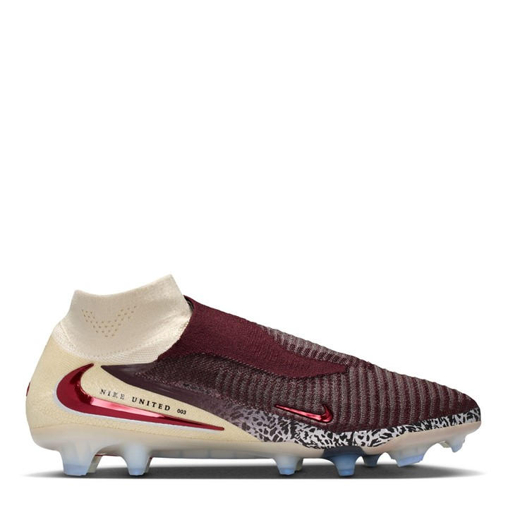 Nike Men's Cream Phantom 6 Low Elite  Firm Ground Football Boots in Size 8, Sports Direct