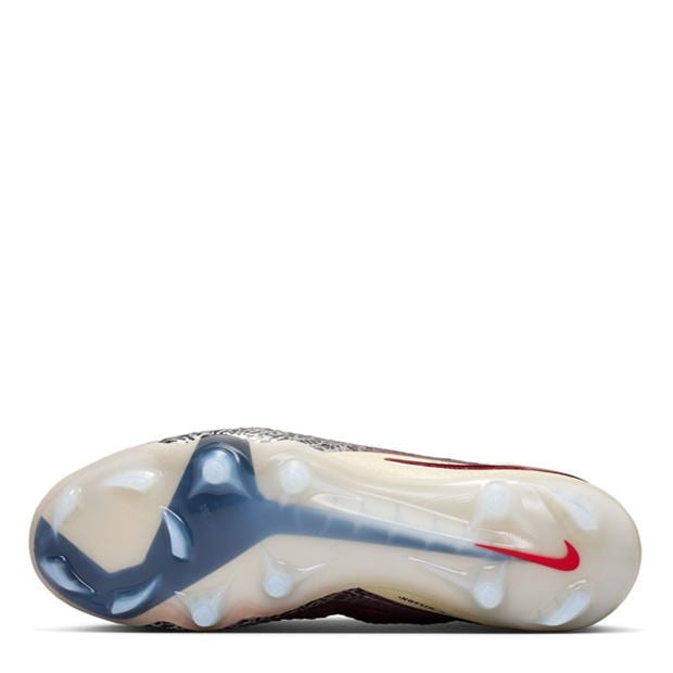 Burgundy/Print - Nike - Phantom 6 Low Elite Adults Firm Ground Football Boots