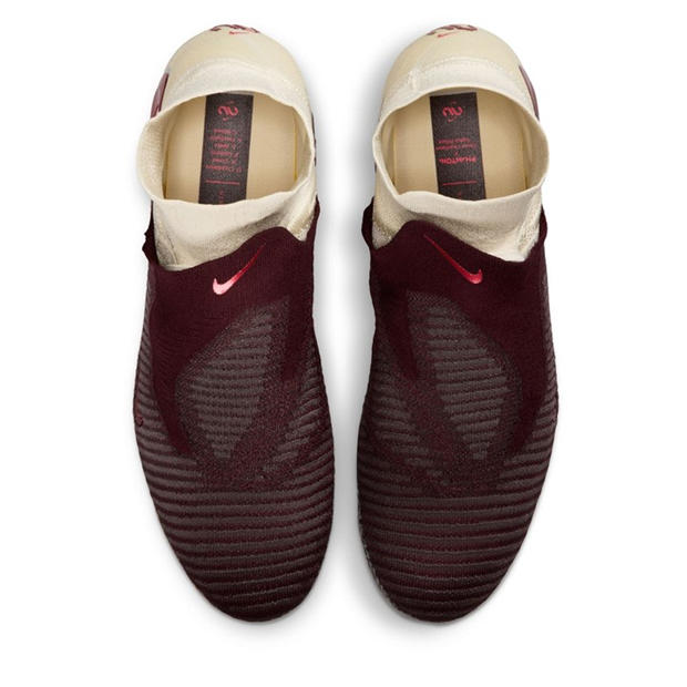Burgundy/Print - Nike - Phantom 6 Low Elite Adults Firm Ground Football Boots