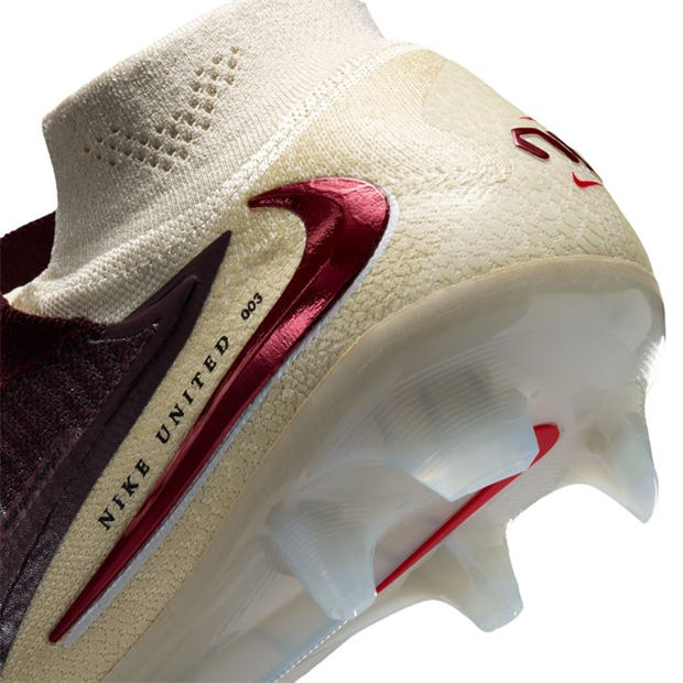 Burgundy/Print - Nike - Phantom 6 Low Elite Adults Firm Ground Football Boots