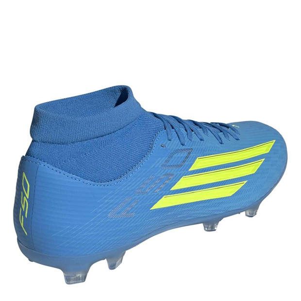 Blue/Yellow - adidas - F50 League Mens Firm Ground Football Boots