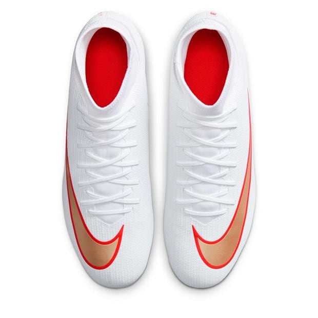 White/Red - Nike - Men's Superfly 11 Club Firm Ground Football Boots