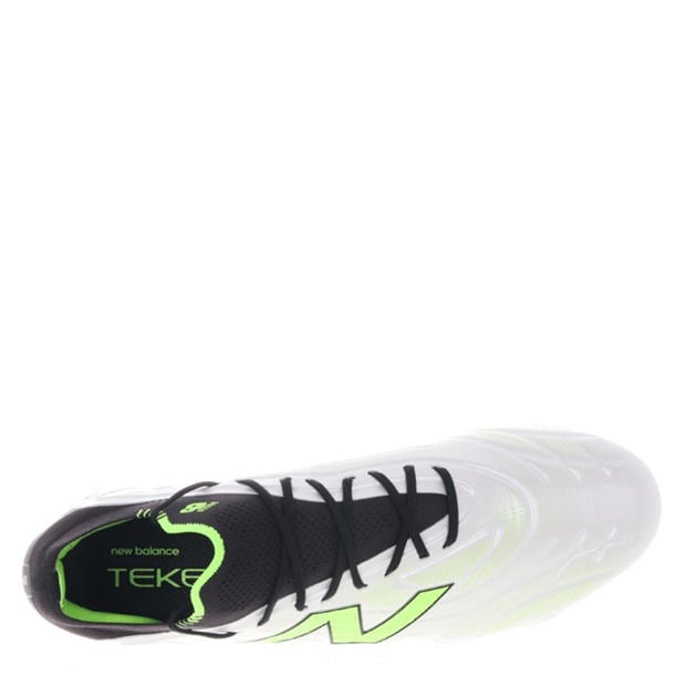 Бяло/Зелено - New Balance - Tekela Elite Mens Firm Ground Football Boots