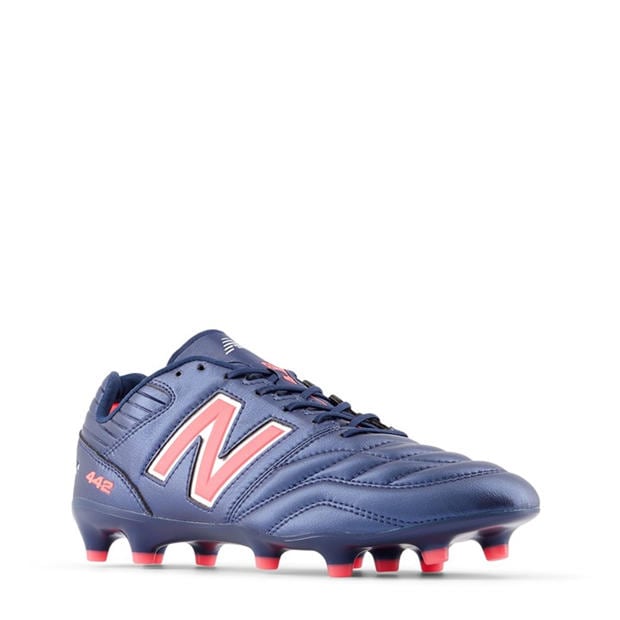 Navy/Red - New Balance - 442 Academy Mens Firm Ground Football Boots