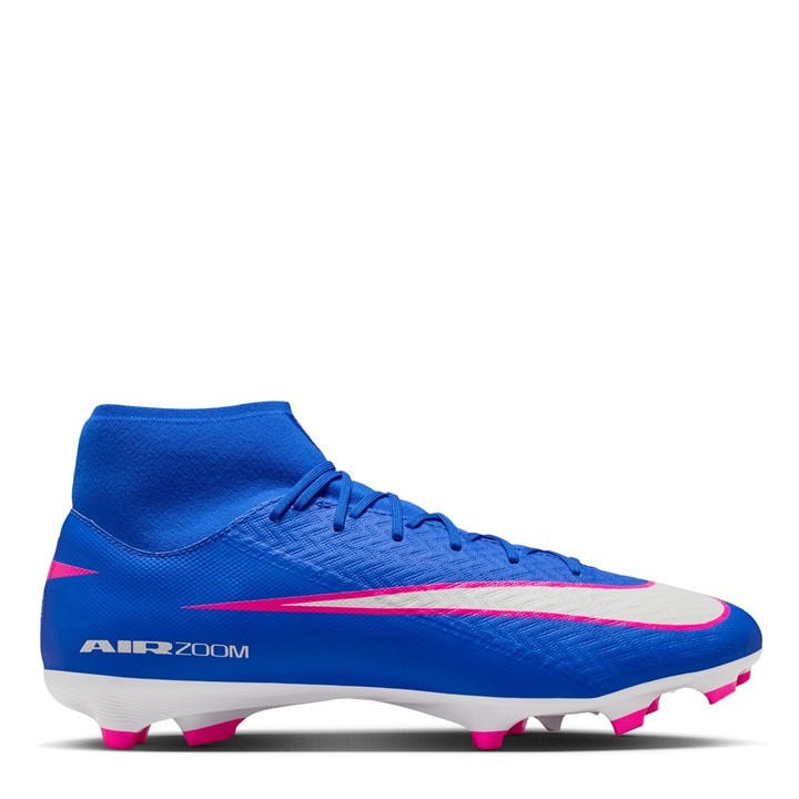 Nike Men's Blue Zoom Mercurial Superfly 10 Academy  Firm Ground Football Boots in Size 11, Sports Direct