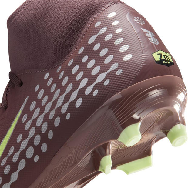 Plum/Silver - Nike - Zoom Mercurial Superfly 10 Academy Adults Firm Ground Football Boots
