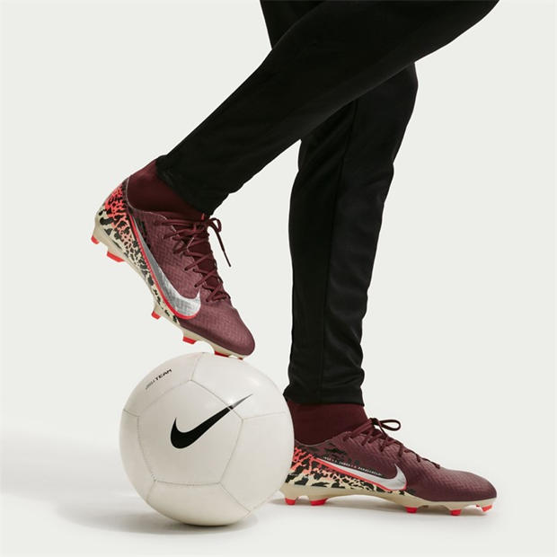 Burgundy/Print - Nike - Zoom Mercurial Superfly 10 Academy Adults Firm Ground Football Boots