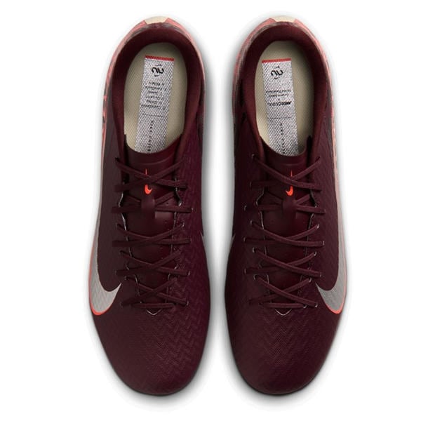Burgundy/Print - Nike - Zoom Mercurial Vapor 16 Academy Firm Ground Football Boots