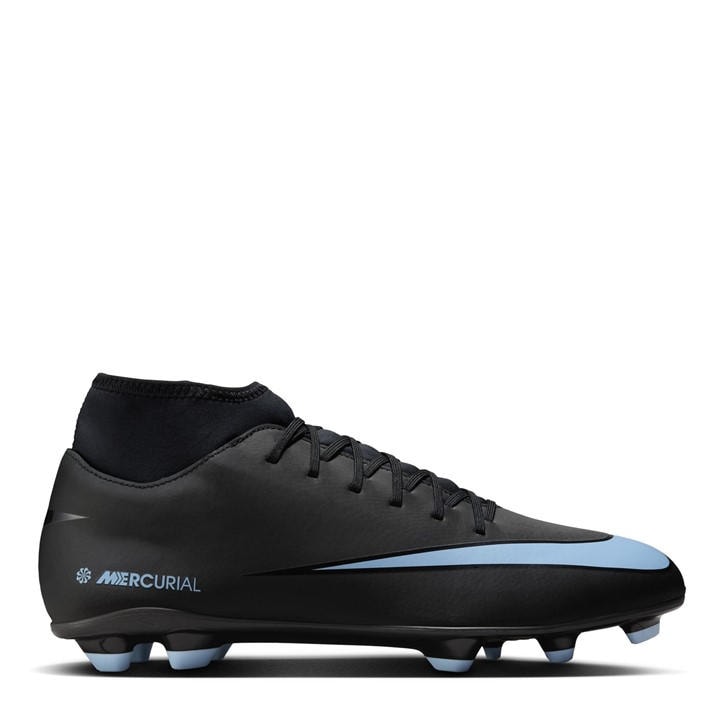 Nike Men's Black Mercurial Superfly 10 Club  Firm Ground Football Boots in Size 10.5, Sports Direct