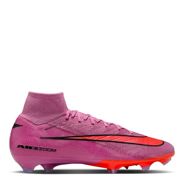 Rózsaszín/Fekete - Nike - Mercurial Superfly 10 Elite Adults Firm Ground Football Boots
