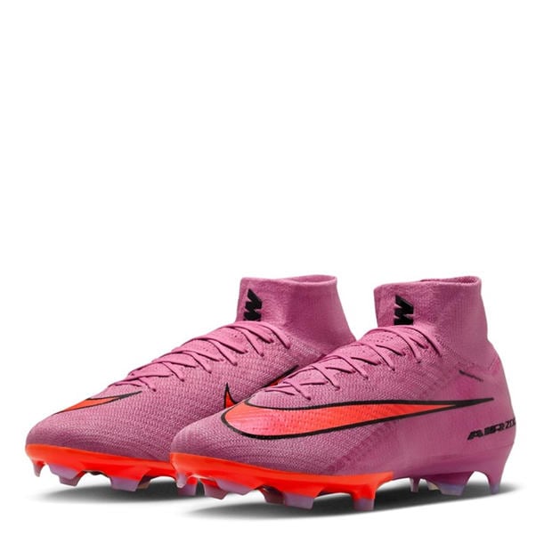Rózsaszín/Fekete - Nike - Mercurial Superfly 10 Elite Adults Firm Ground Football Boots