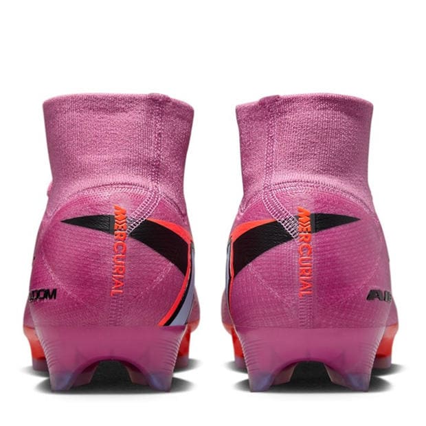 Rózsaszín/Fekete - Nike - Mercurial Superfly 10 Elite Adults Firm Ground Football Boots