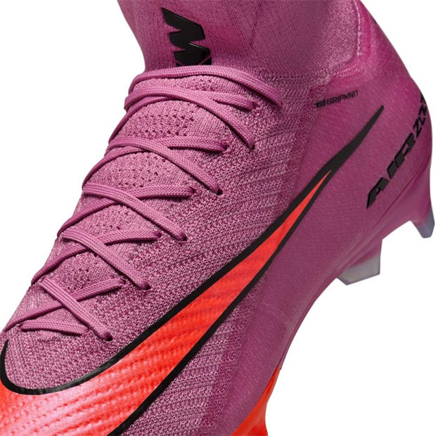 Rózsaszín/Fekete - Nike - Mercurial Superfly 10 Elite Adults Firm Ground Football Boots