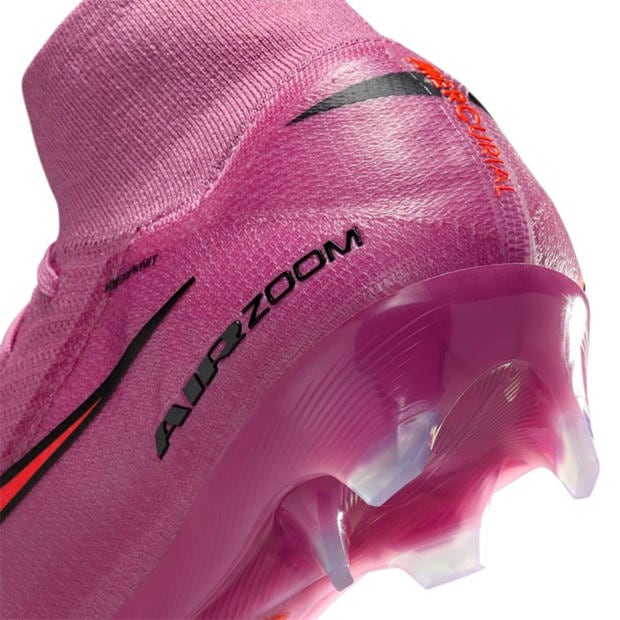 Rózsaszín/Fekete - Nike - Mercurial Superfly 10 Elite Adults Firm Ground Football Boots