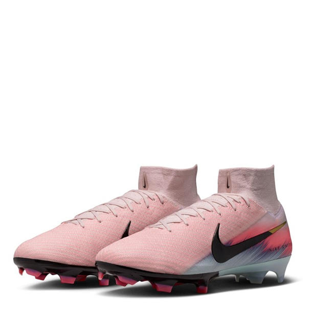 Rózsaszín/Kék - Nike - Mercurial Superfly 10 Elite Adults Firm Ground Football Boots