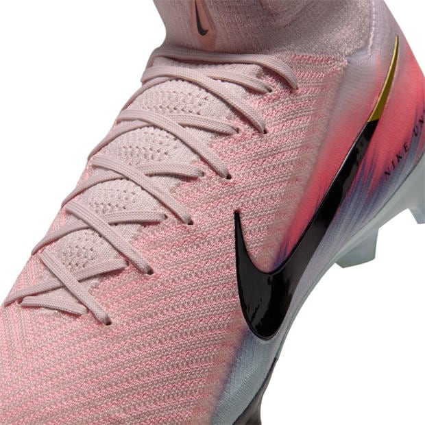 Rózsaszín/Kék - Nike - Mercurial Superfly 10 Elite Adults Firm Ground Football Boots