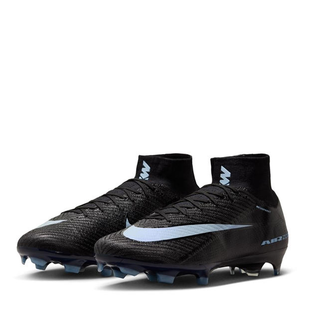 Fekete/Kék - Nike - Mercurial Superfly 10 Elite Adults Firm Ground Football Boots