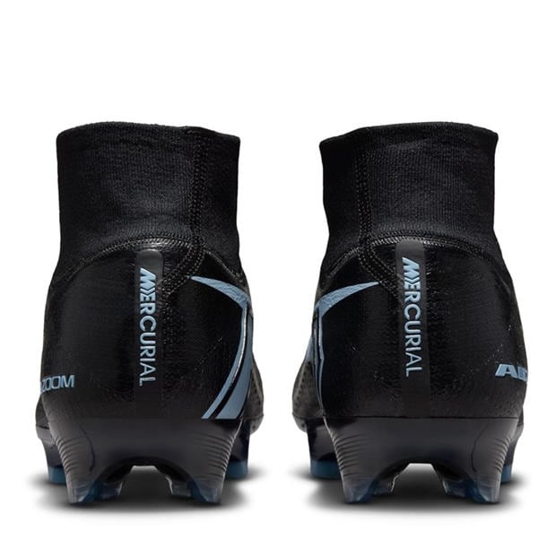 Fekete/Kék - Nike - Mercurial Superfly 10 Elite Adults Firm Ground Football Boots