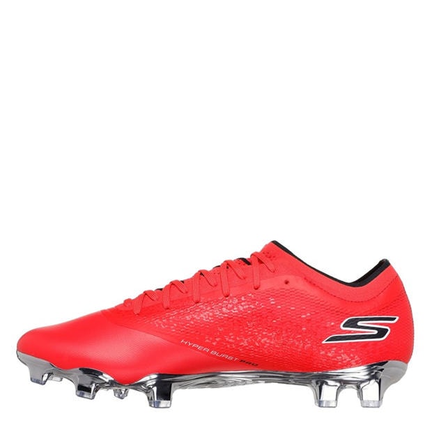 Red/Black - Skechers - Razor Elite Adults Firm Ground Football Boots