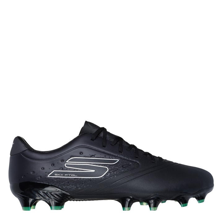 Skechers Men's Black Razor  Academy Firm Ground Football Boots in Size 9.5, Sports Direct