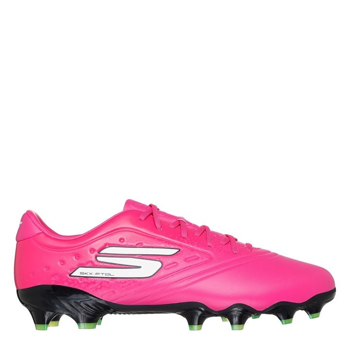 Skechers Men's Pink Razor  Academy Firm Ground Football Boots in Size 7, Sports Direct