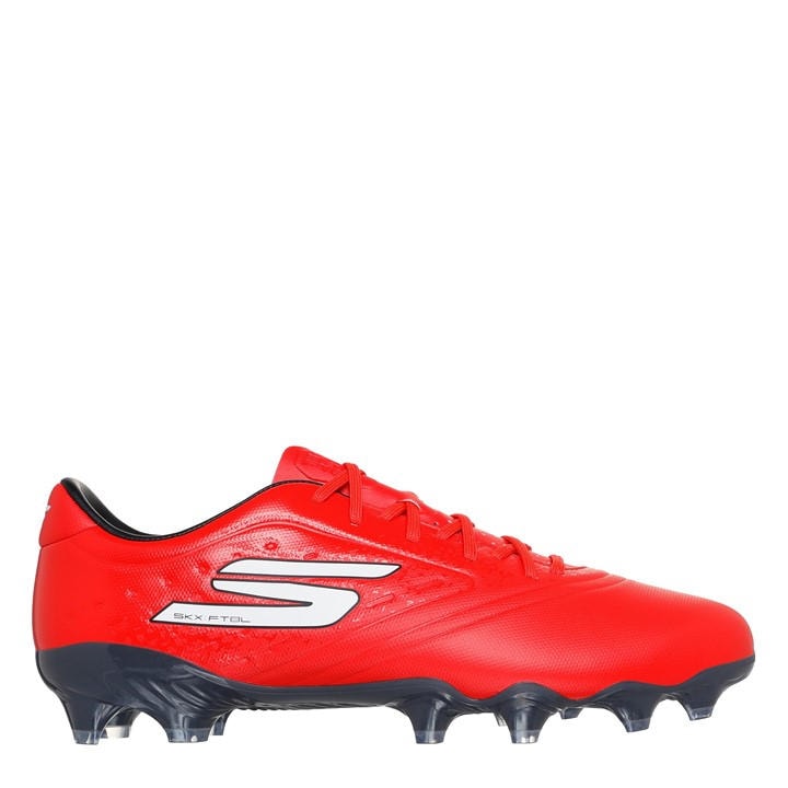 Skechers Men's Red Razor  Academy Firm Ground Football Boots in Size 11, Sports Direct