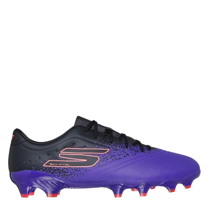 Skechers Men's Purple Razor  Academy Firm Ground Football Boots in Size 10, Sports Direct