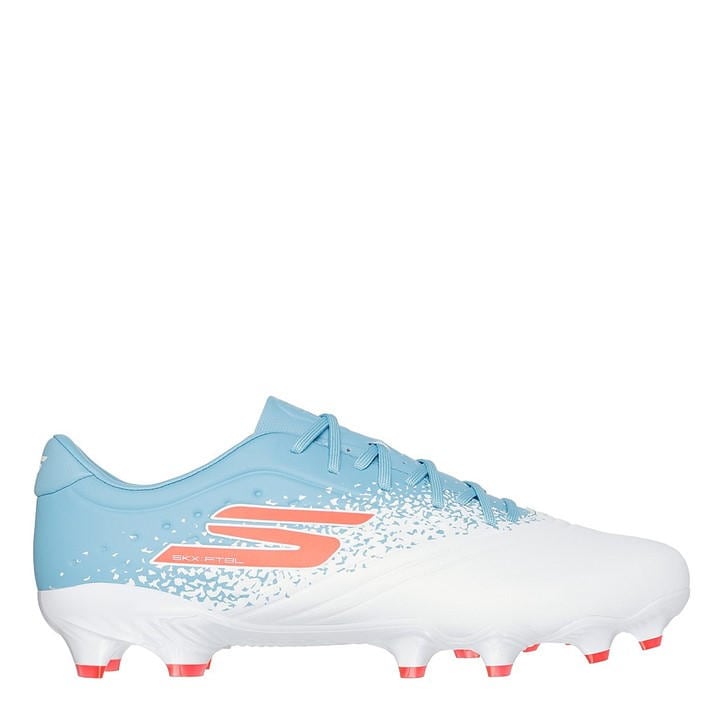Skechers Men's White Razor  Academy Firm Ground Football Boots in Size 10, Sports Direct