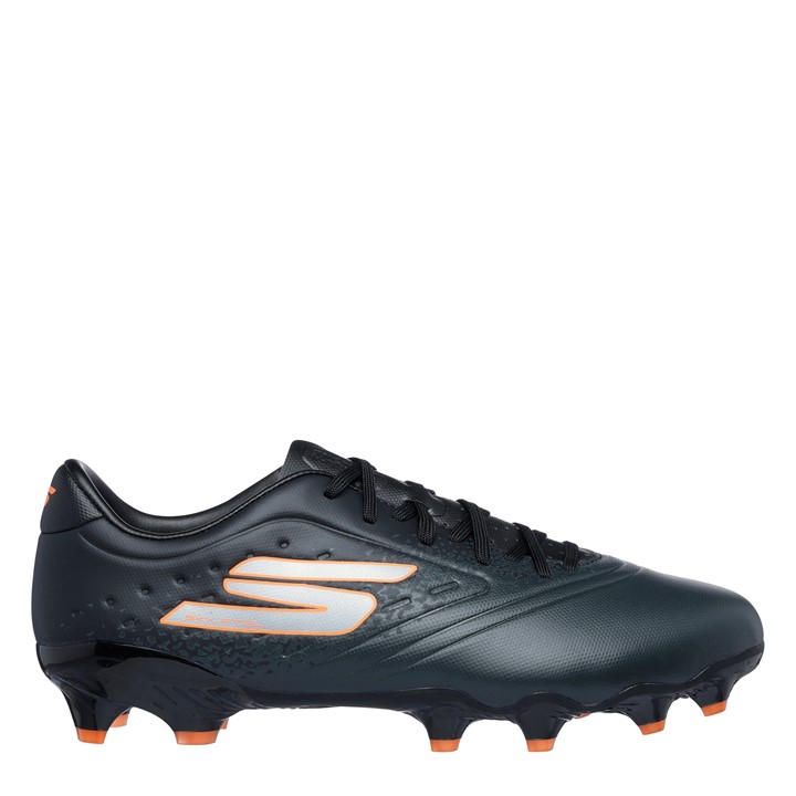 Skechers Men's Black Razor  Academy Firm Ground Football Boots in Size 11, Sports Direct