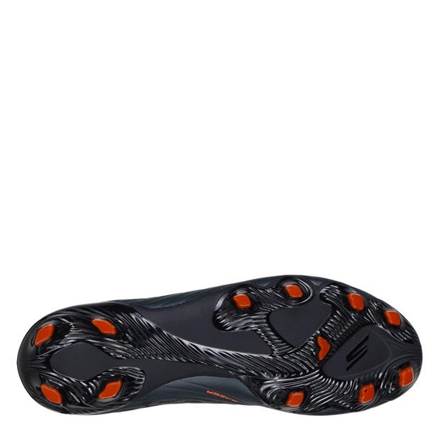 Čierna/Oranžová - Skechers - Razor Adults Academy Firm Ground Football Boots