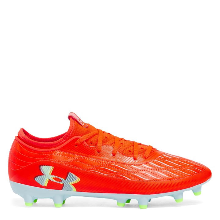 Under Armour Men's Red Magnetico Elite 4 Firm Ground Football Boots Size 7.5