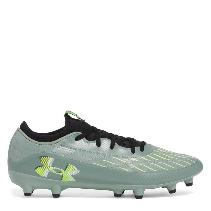 Under Armour Men's Green Magnetico Elite 4 Firm Ground Football Boots Size 11