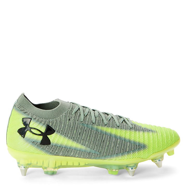 Under Armour Men's Green Ua Shadow Elite 3 Firm Ground Football Boots in Size 8.5, Sports Direct